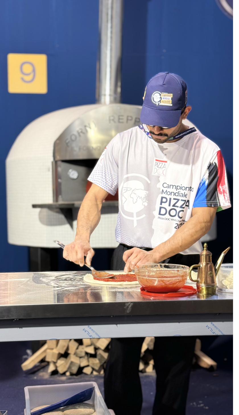 Rodny López en acción campeonato pizza