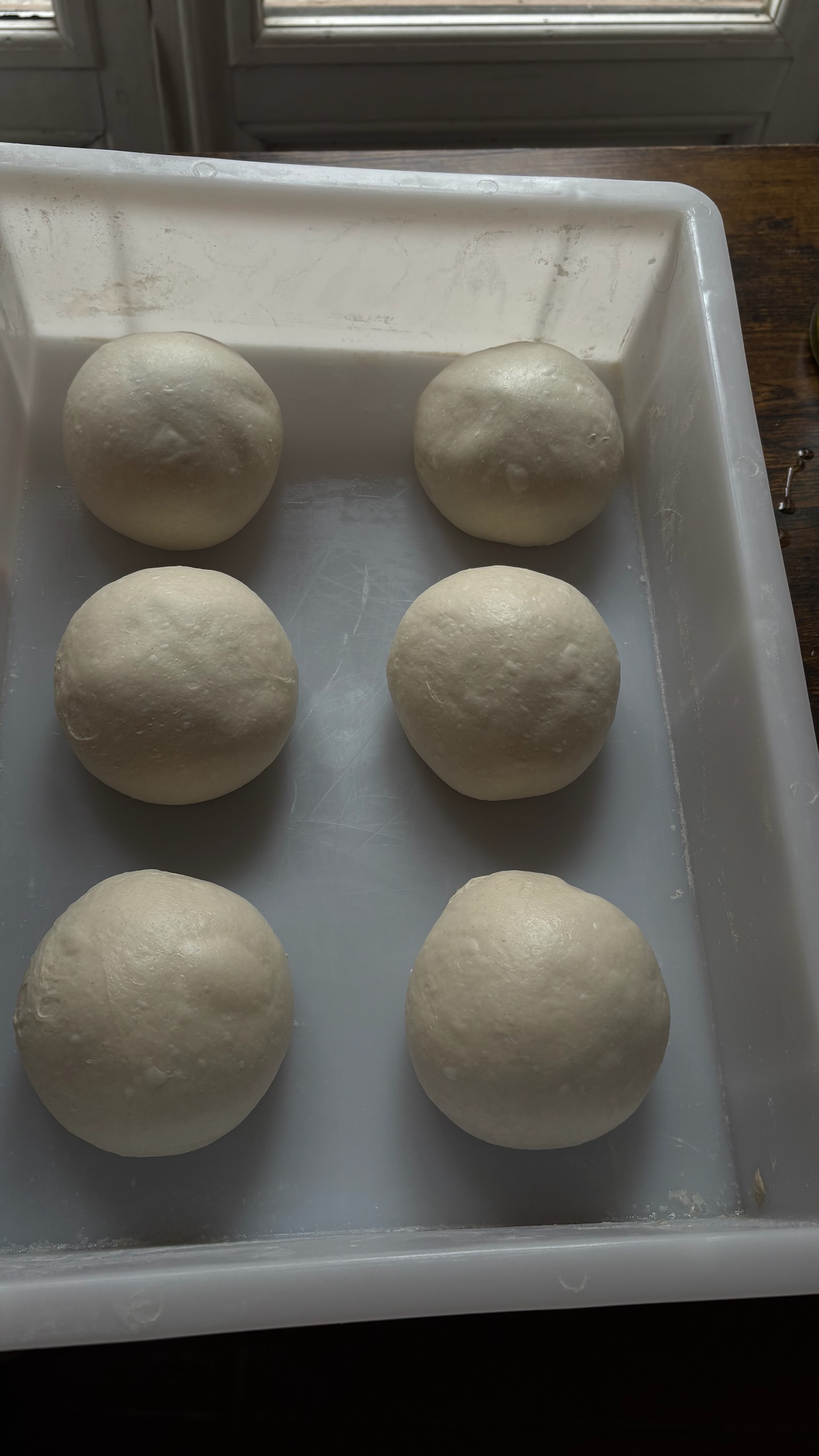 Masa de pizza napolitana fermentada