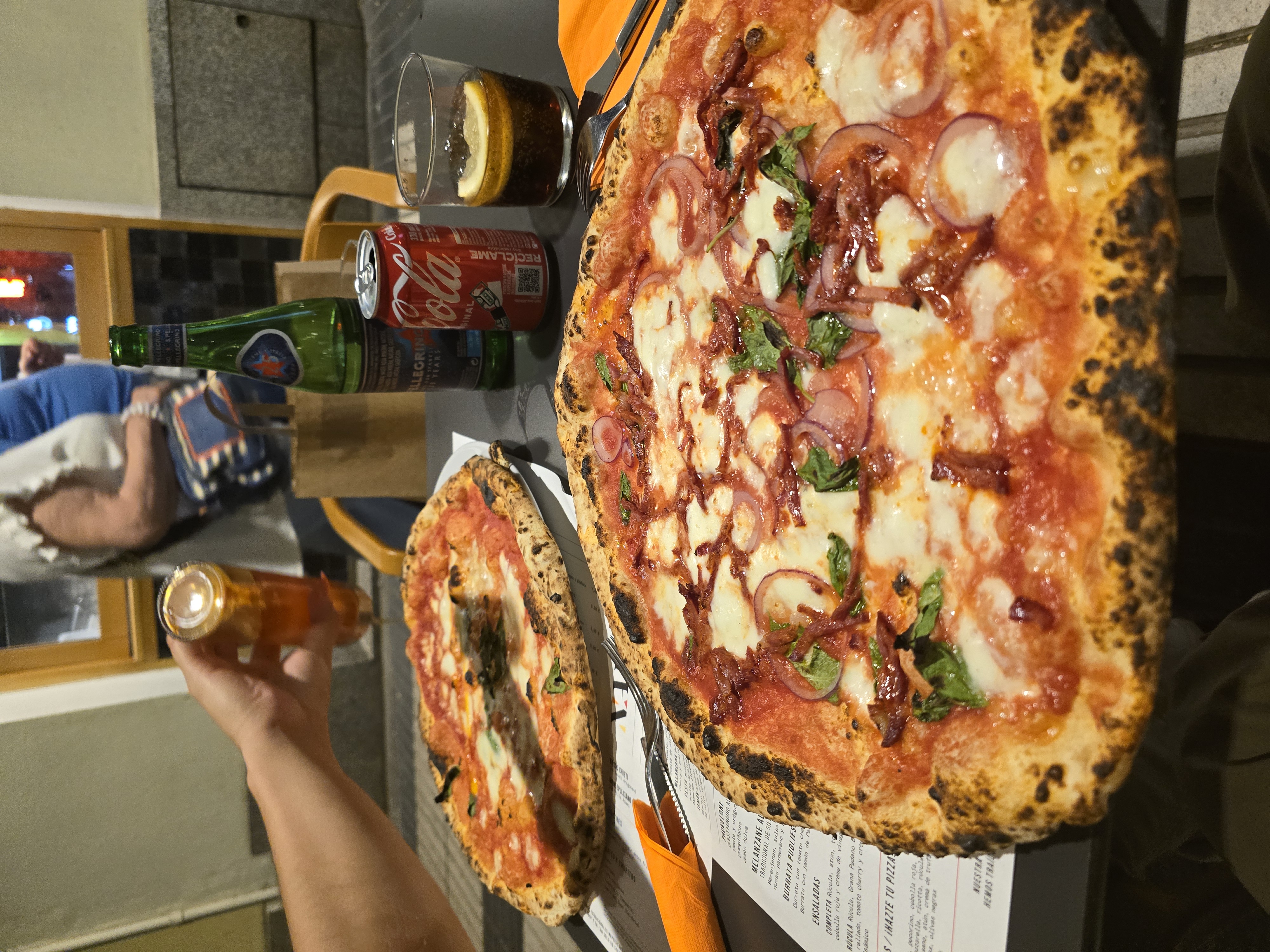 Pizza napolitana en casa